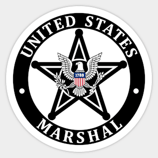 US. MARSHALS Sticker